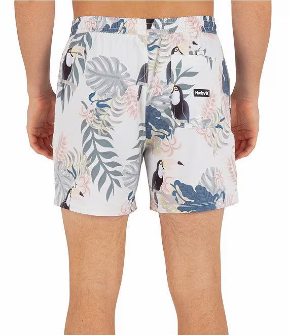 Hurley 702 Hurley Men's Cannonball Lined Volley 17” Bone