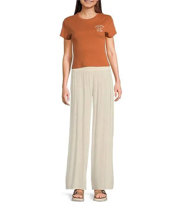 Salty Crew Women’s Mainland Beach Pant Off White - Brekken's