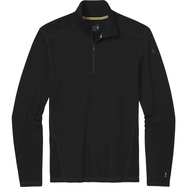 Smartwool Men's Classic Thermal Merino Base Layer 1/4 Zip Black