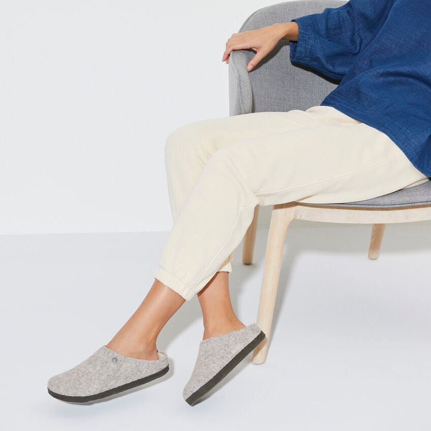 Birkenstock Women's Zermatt Grey Wool Shearling