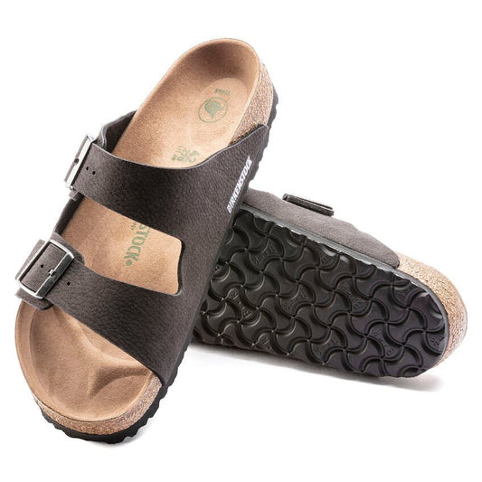Birkenstock Men's Arizona Sandal Vegan Desert Dust Black - Brekken's