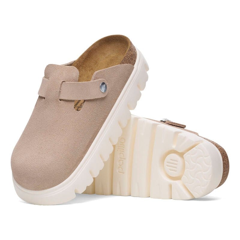 Birkenstock Women's Boston Chunky Suede Light Rose - Brekken's
