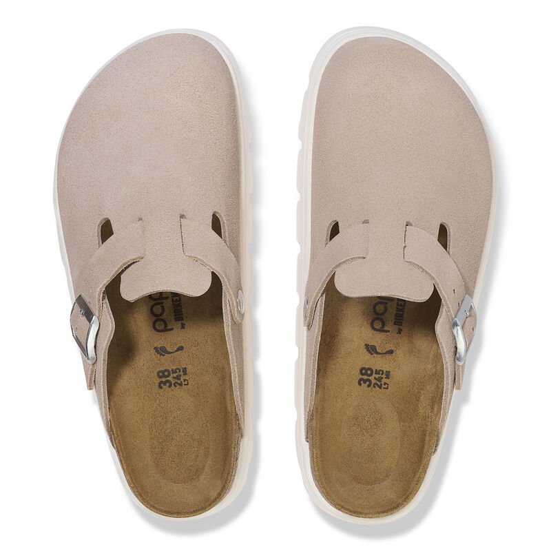 Birkenstock Women's Boston Chunky Suede Light Rose - Brekken's