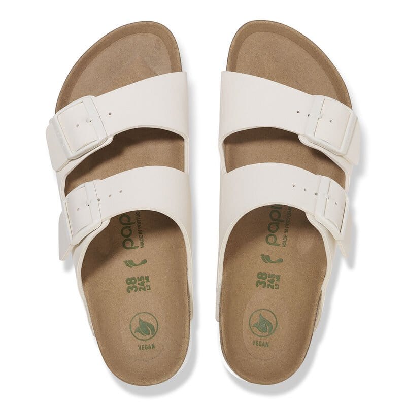 Birkenstock Women’s Arizona Pap Flex Platform Eggshell Narrow Width - Brekken's