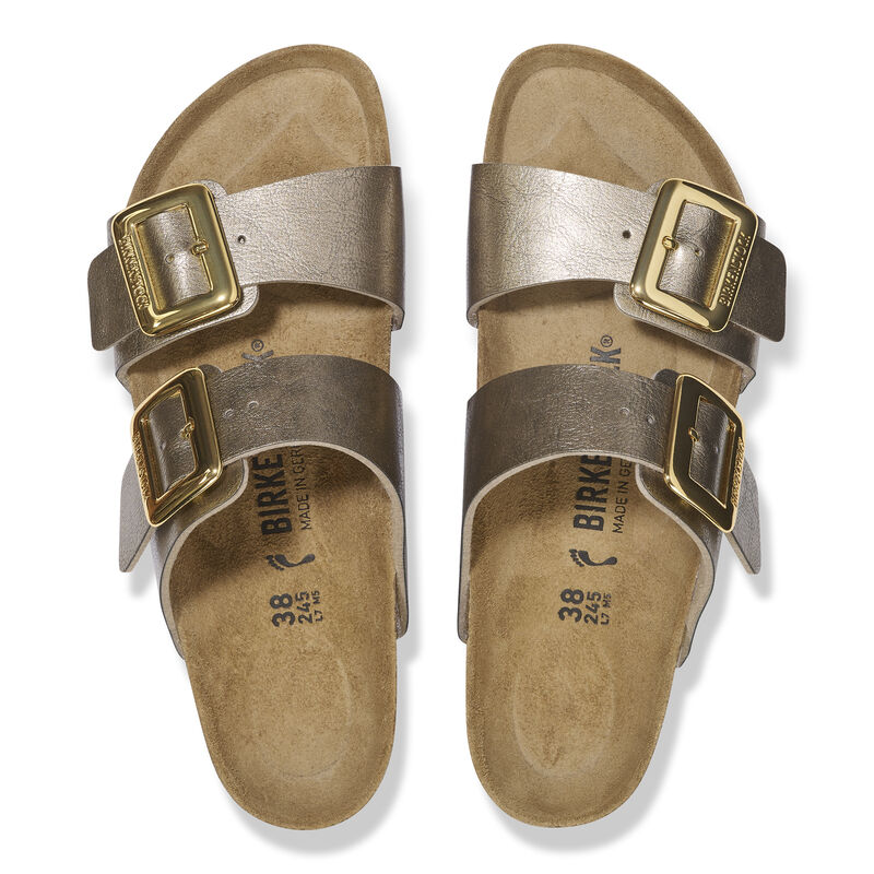 Birkenstock Women's Sydney Luxe Buckle Sandal Graceful Taupe