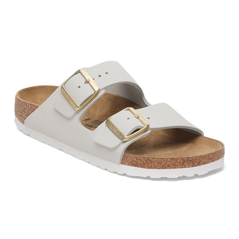 Birkenstock Women's Arizona Nubuck Leather Antique White - Brekken's