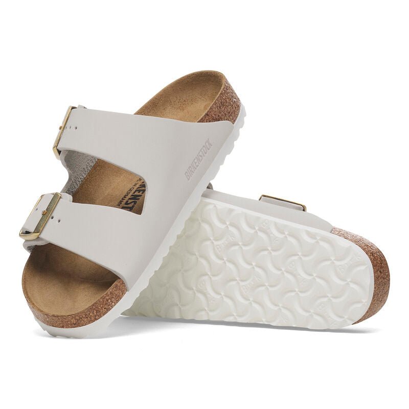 Birkenstock Women's Arizona Nubuck Leather Antique White - Brekken's