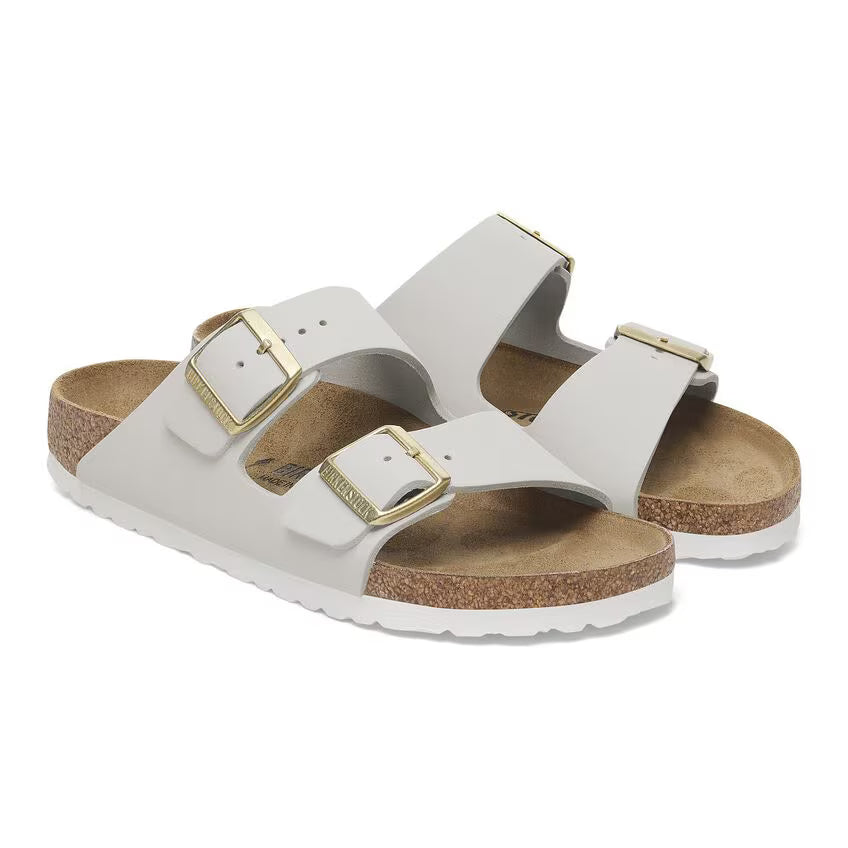 Birkenstock Women's Arizona Nubuck Leather Antique White