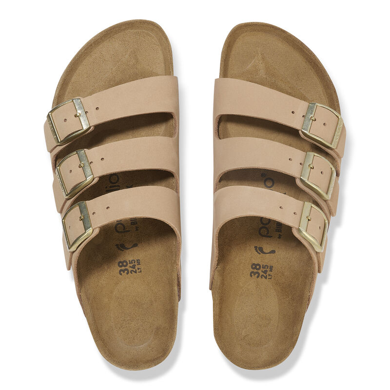 Birkenstock Women’s Florida Pap Flex Platform Sandcastle Narrow Width
