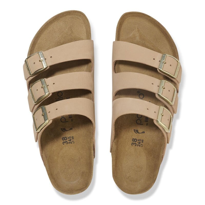 Birkenstock Women’s Florida Pap Flex Platform Sandcastle Narrow Width - Brekken's