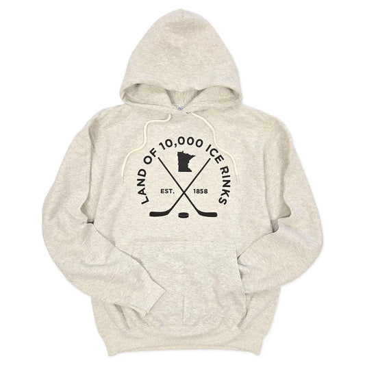 218 Clothing Unisex 10K Rinks Hoodie Oatmeal Heather - Brekken's
