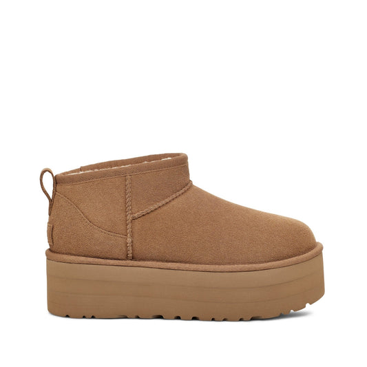UGG® Women's Classic Ultra Mini Platform Chestnut - Brekken's