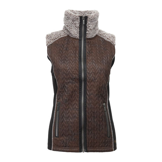 Wooly Bully Women's Fearless Vest Chocolate