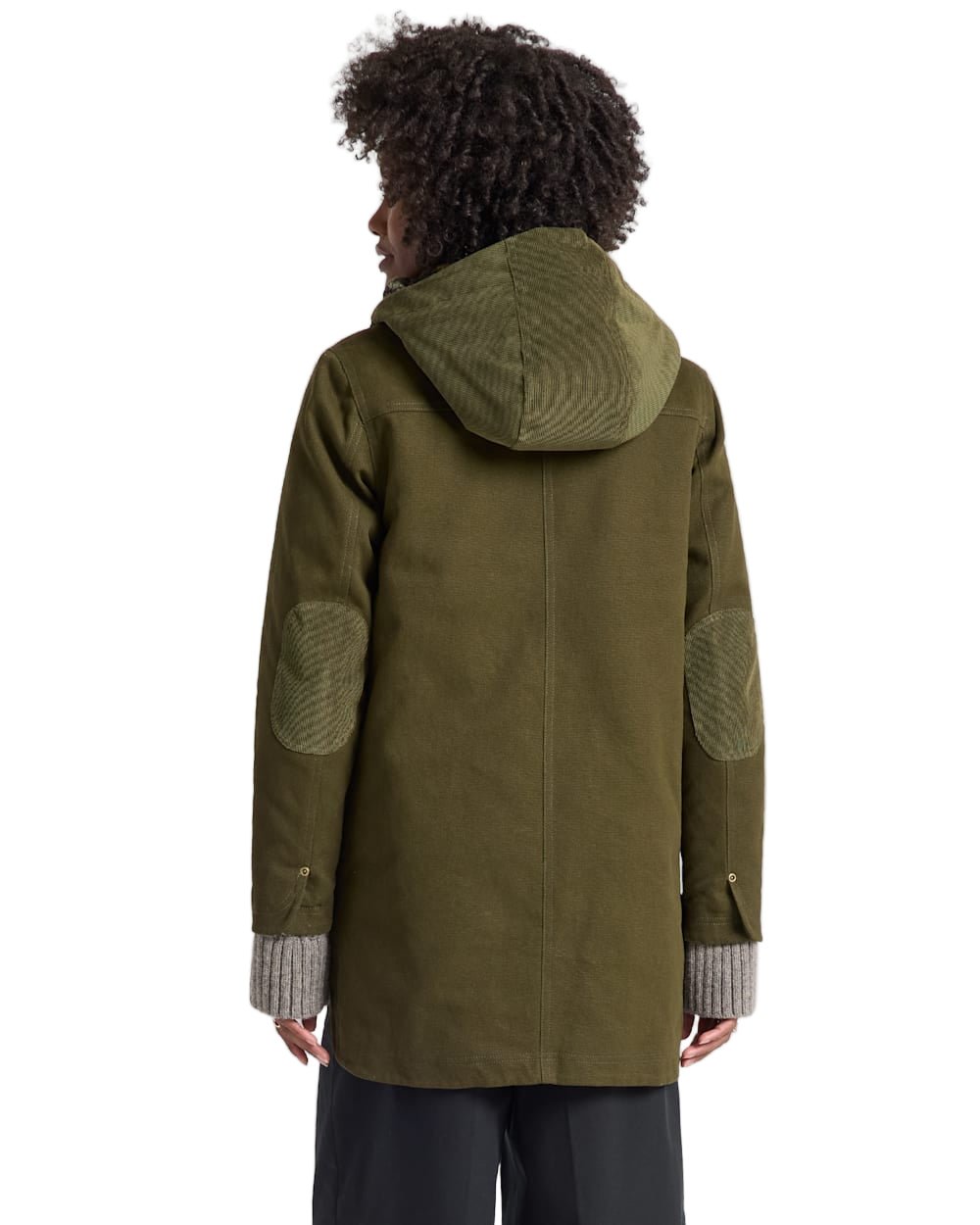 Pendleton Women’s Cedar Creek Canvas Cord Trim Parka Dark Olive - Brekken's