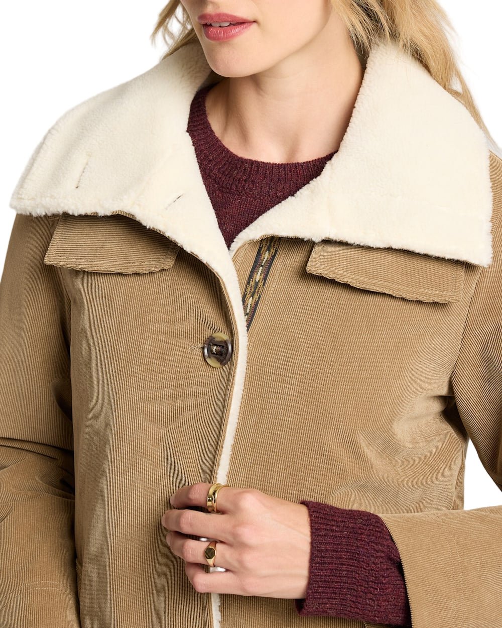 Pendleton Women’s Stillwater Wing Collar Duster Old Oak - Brekken's