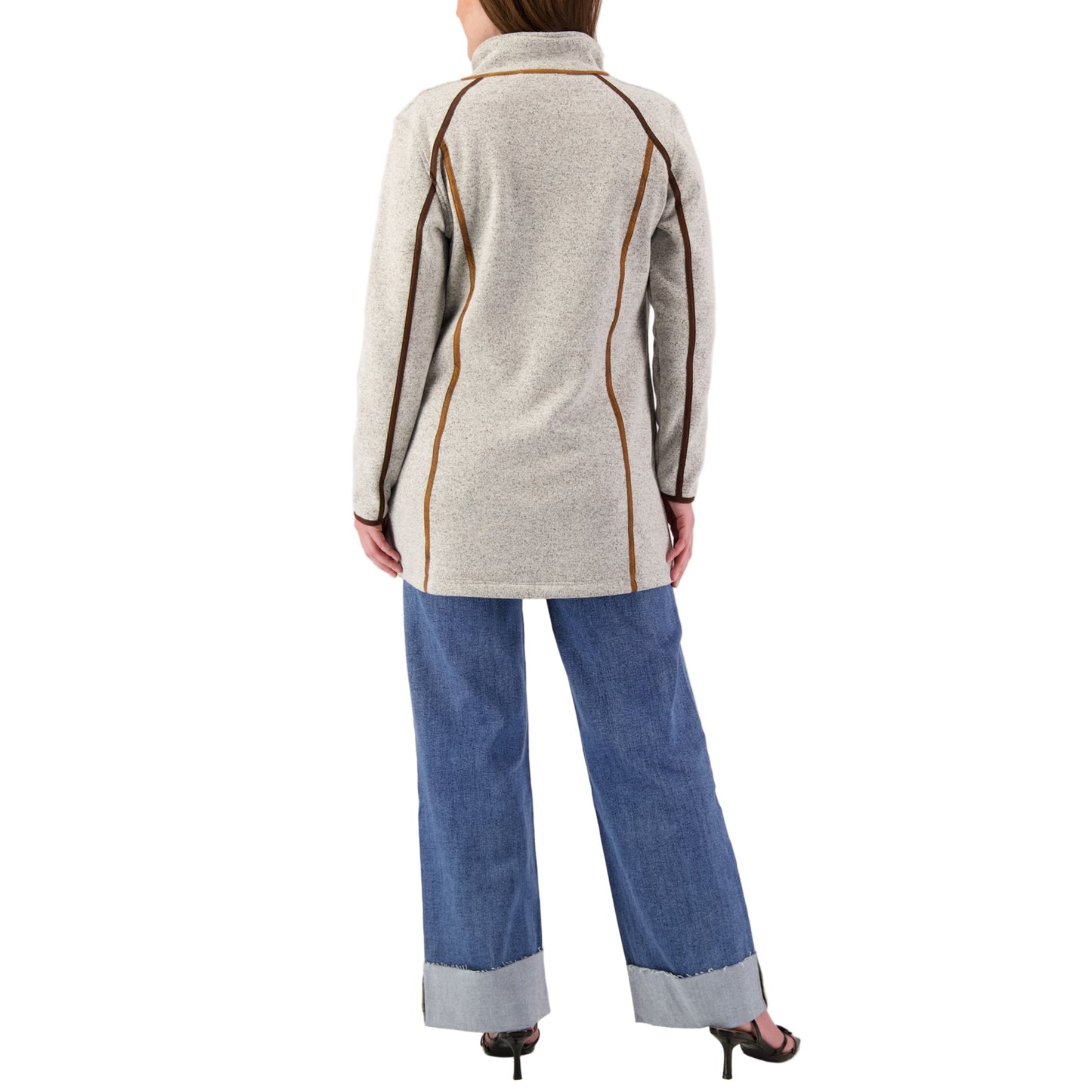 Wooly Bully Women's Bonfire Car Coat Chocolate