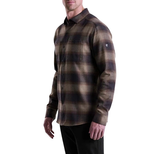 Kuhl Men's Law Flannel LS Dark Roast