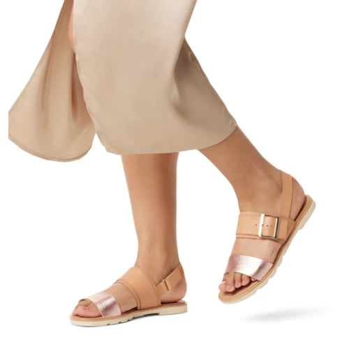 Sorel Women's Ella™ III Slingback Sandal Honest Beige, Honey White