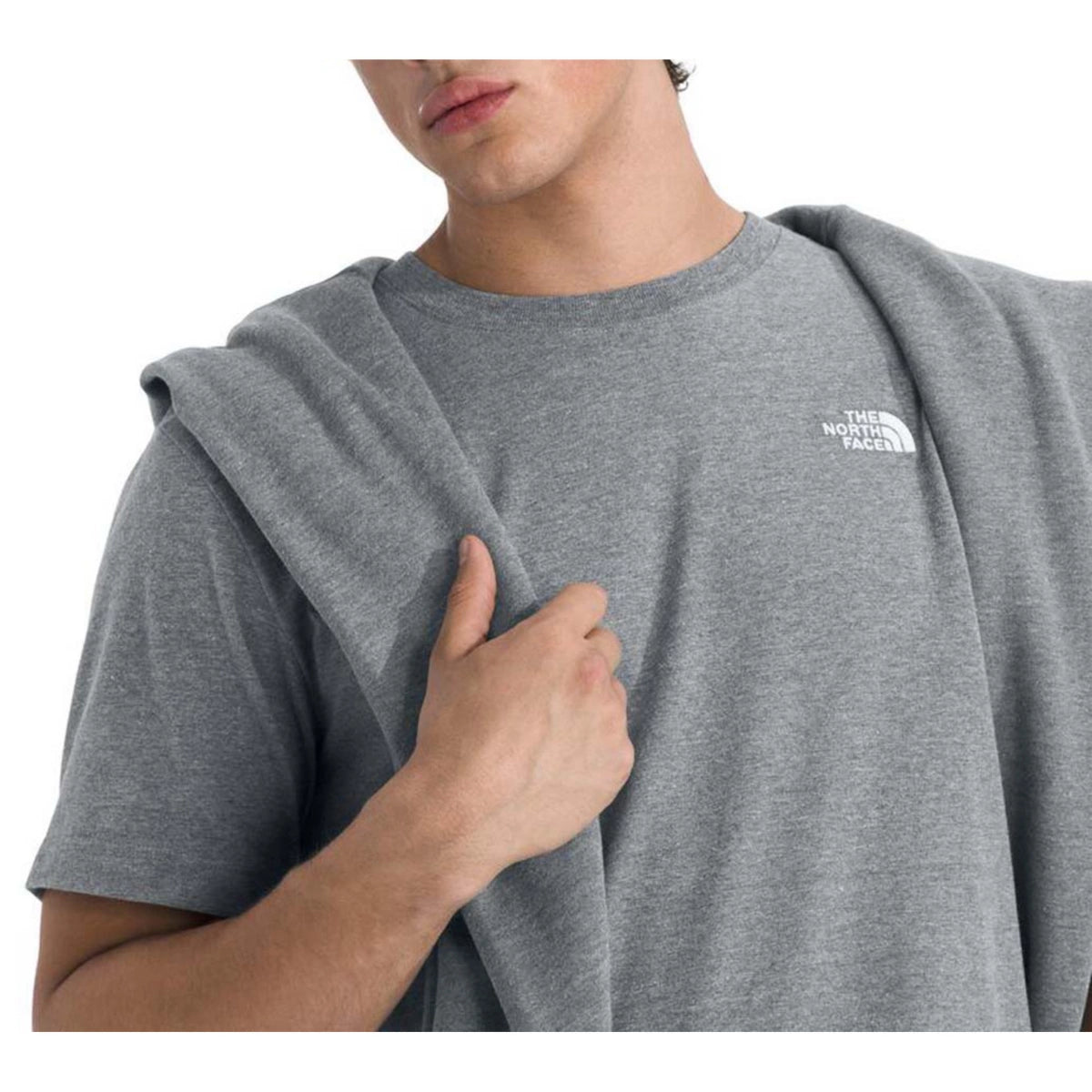 The North Face Men's Evolution Simple Dome Short Sleeve Tee TNF Mid Grey Heather
