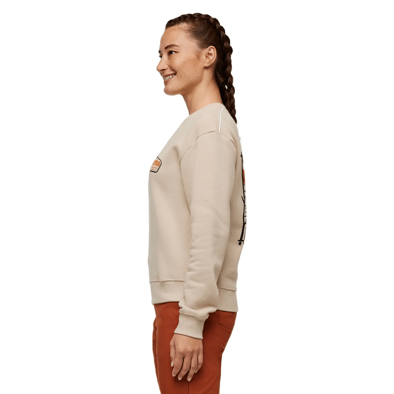Cotopaxi Women's Camp Life Organic Crew Sweatshirt Oatmeal