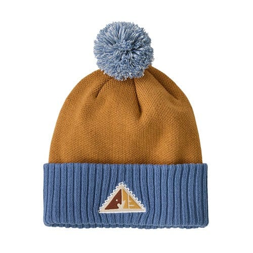 Patagonia Powder Town Beanie Snowsteps Patch: Talon Gold