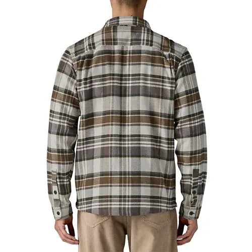 Patagonia Men's Fjord Flannel Shirt Blizzard: Salt Grey
