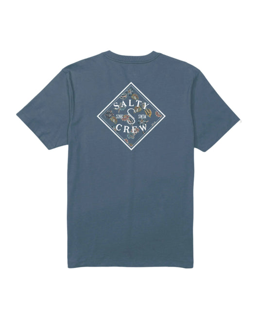 Salty Crew Men’s Tippet Fill SS Tee Slate - Brekken's