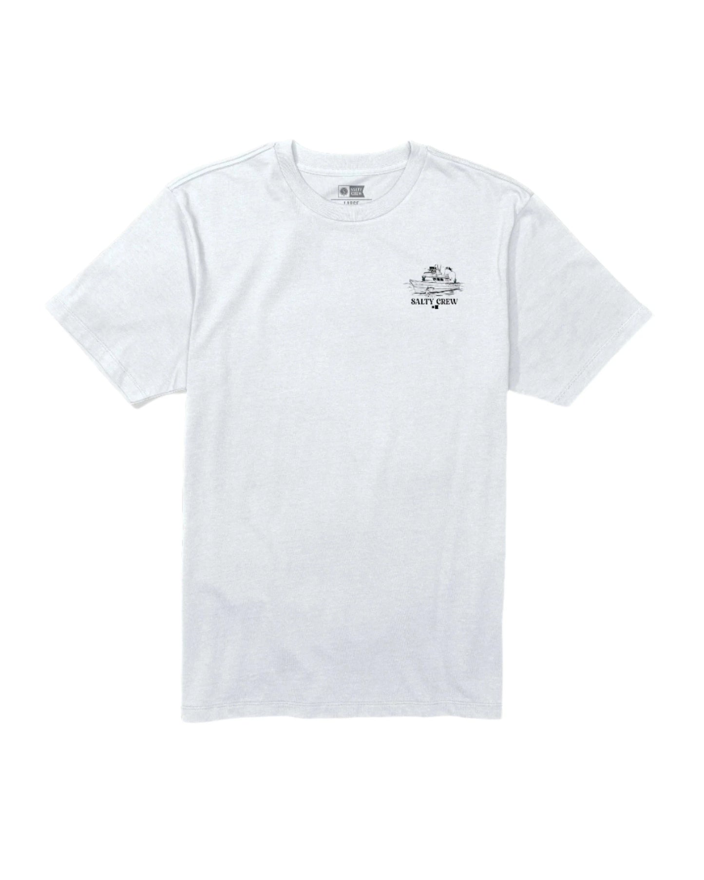 Salty Crew Men’s Day Charter SS Tee White - Brekken's