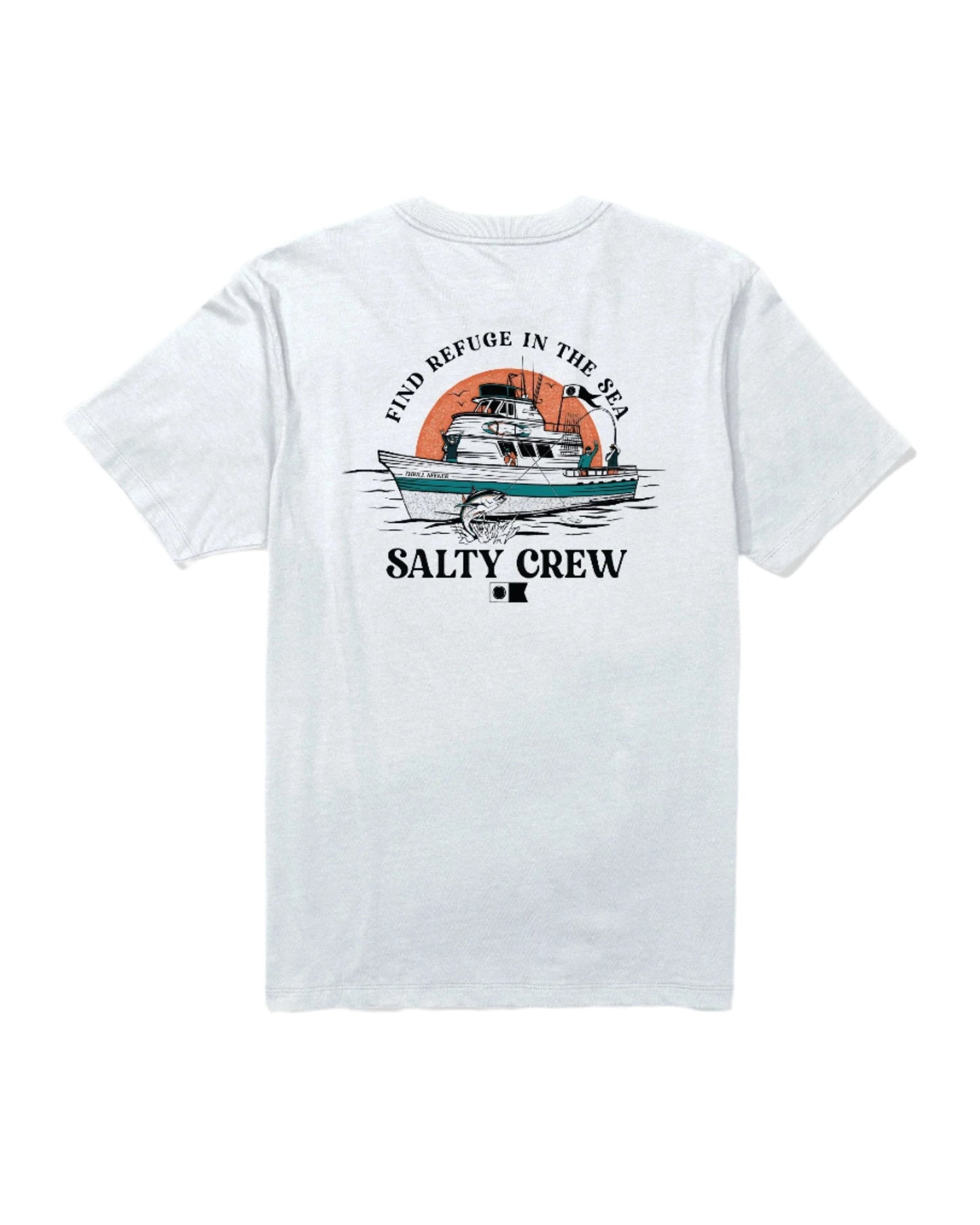 Salty Crew Men’s Day Charter SS Tee White - Brekken's
