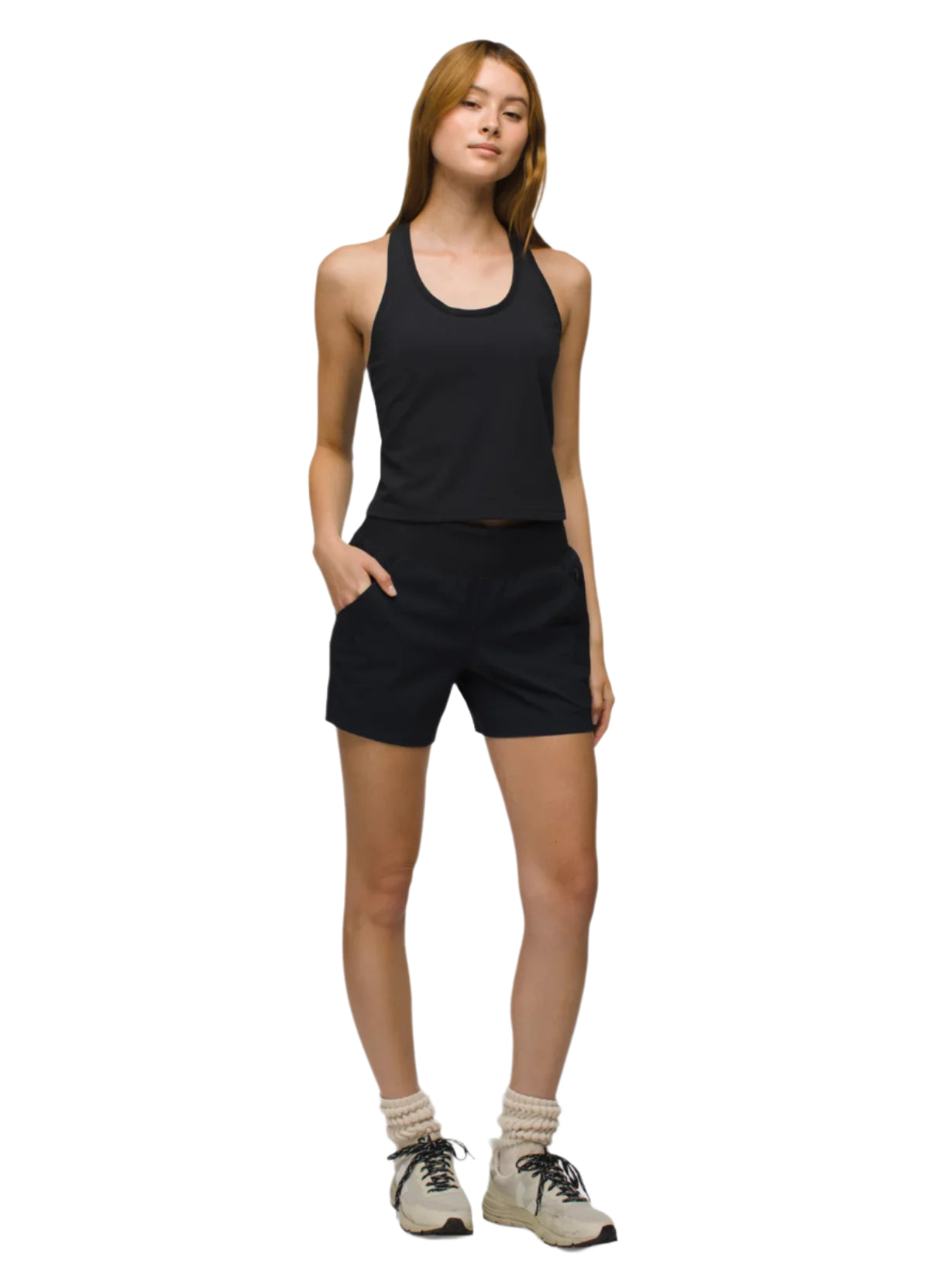prAna Women's Koen 5" Short Black