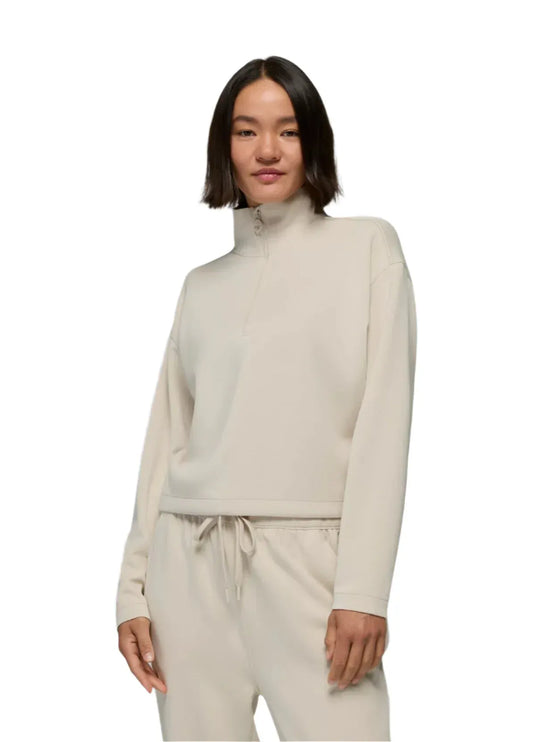 prAna Women’s Shea Half Zip Almond II - Brekken's