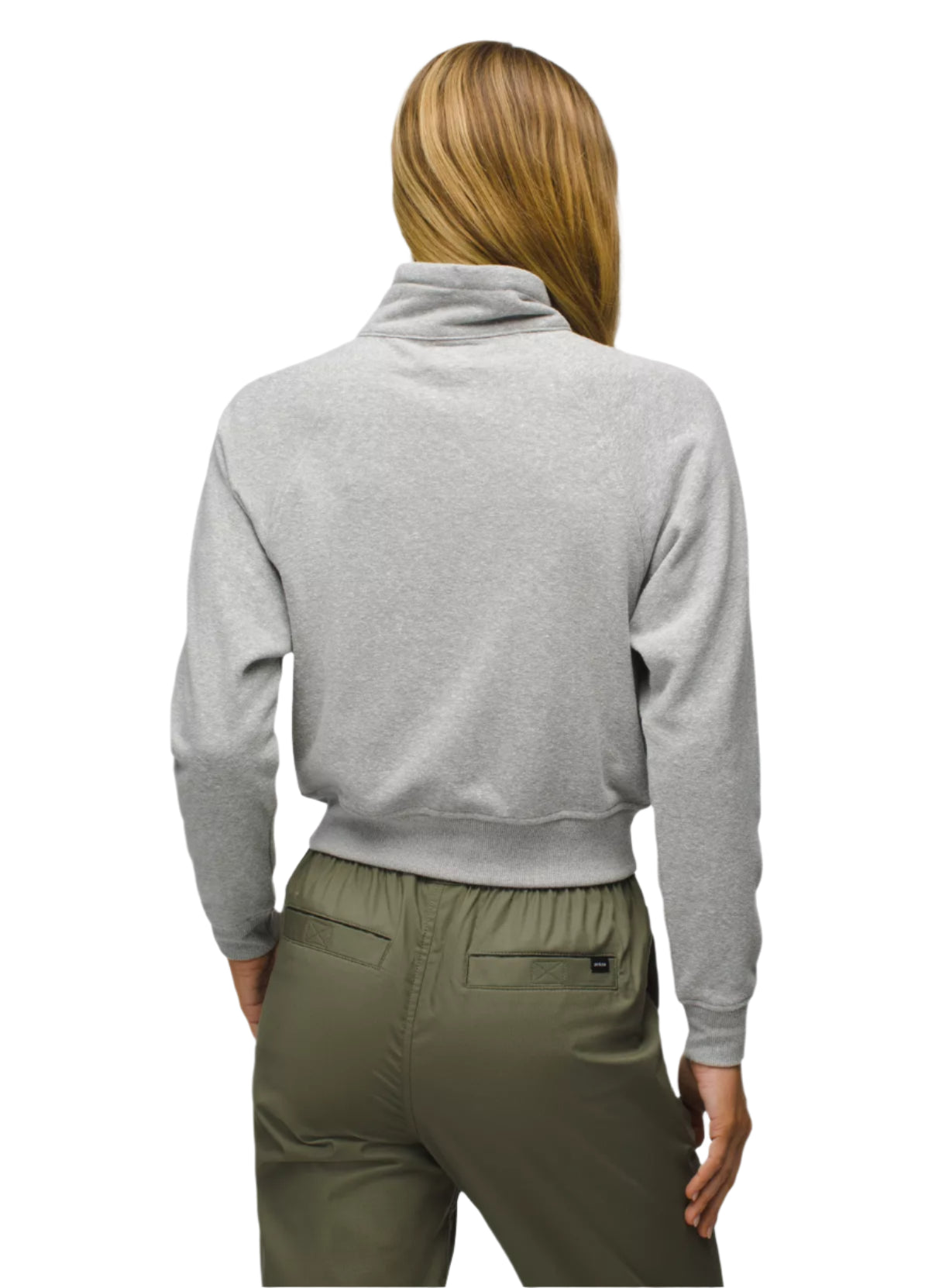 prAna Women's Cozy Up Full Zip Heather Grey