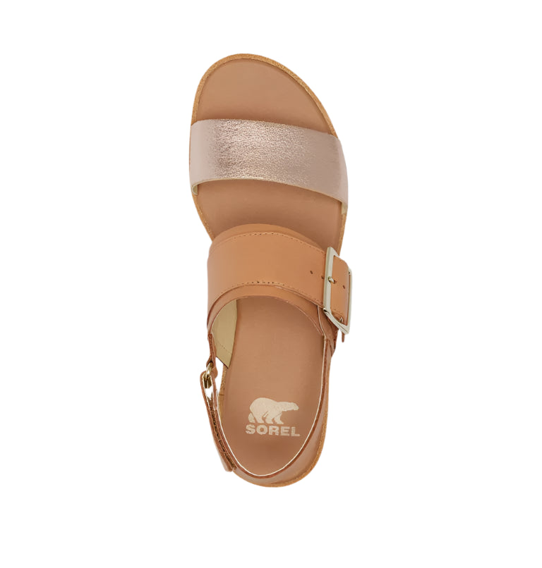 Sorel Women's Ella™ III Slingback Sandal Honest Beige, Honey White
