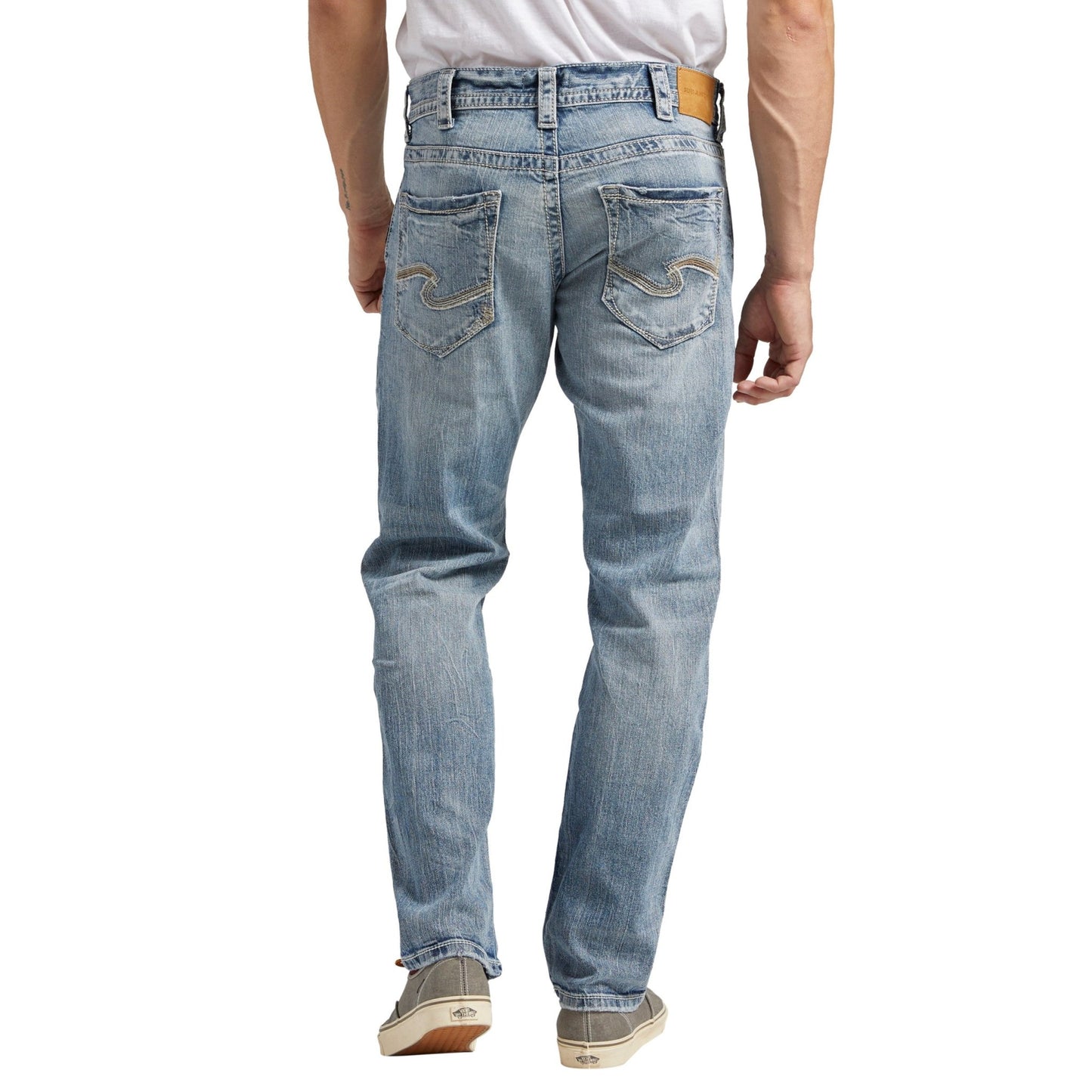 Silver Men’s Eddie Relaxed Fit Tapered Leg Jeans M42995SMC230 - Brekken's