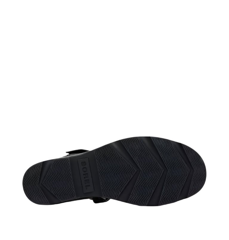 Sorel Women's Joanie™ IV Y Strap Wedge Sandal Black, Sea Salt - Brekken's