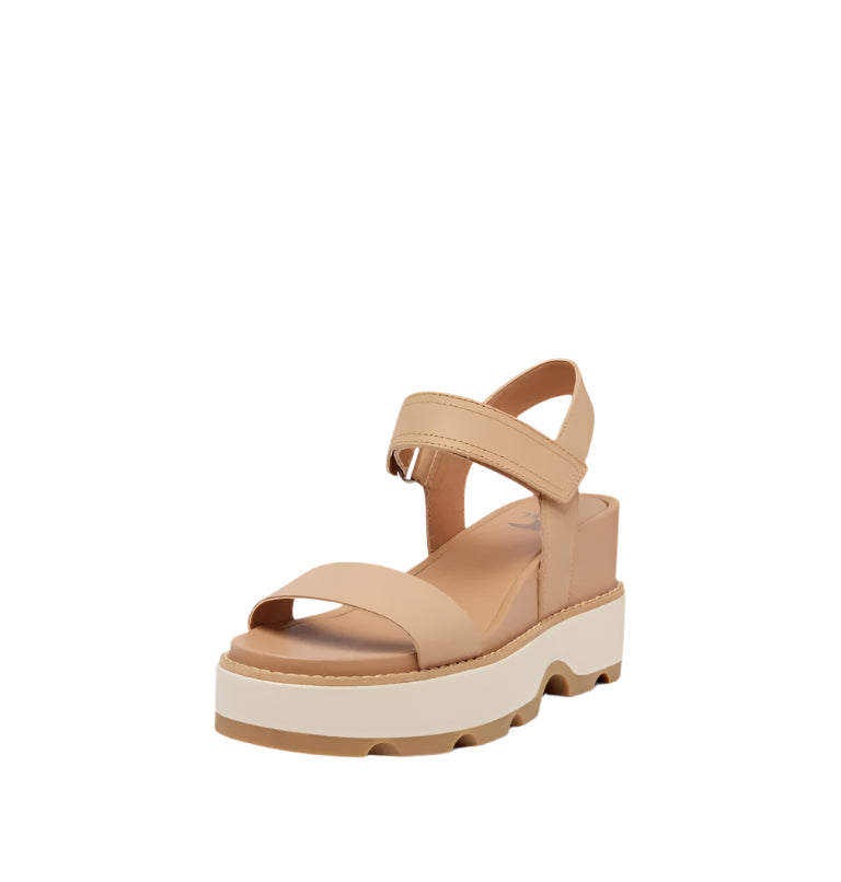 Sorel Women's Joanie™ IV Y Strap Wedge Sandal Honest Beige, Bleached Ceramic
