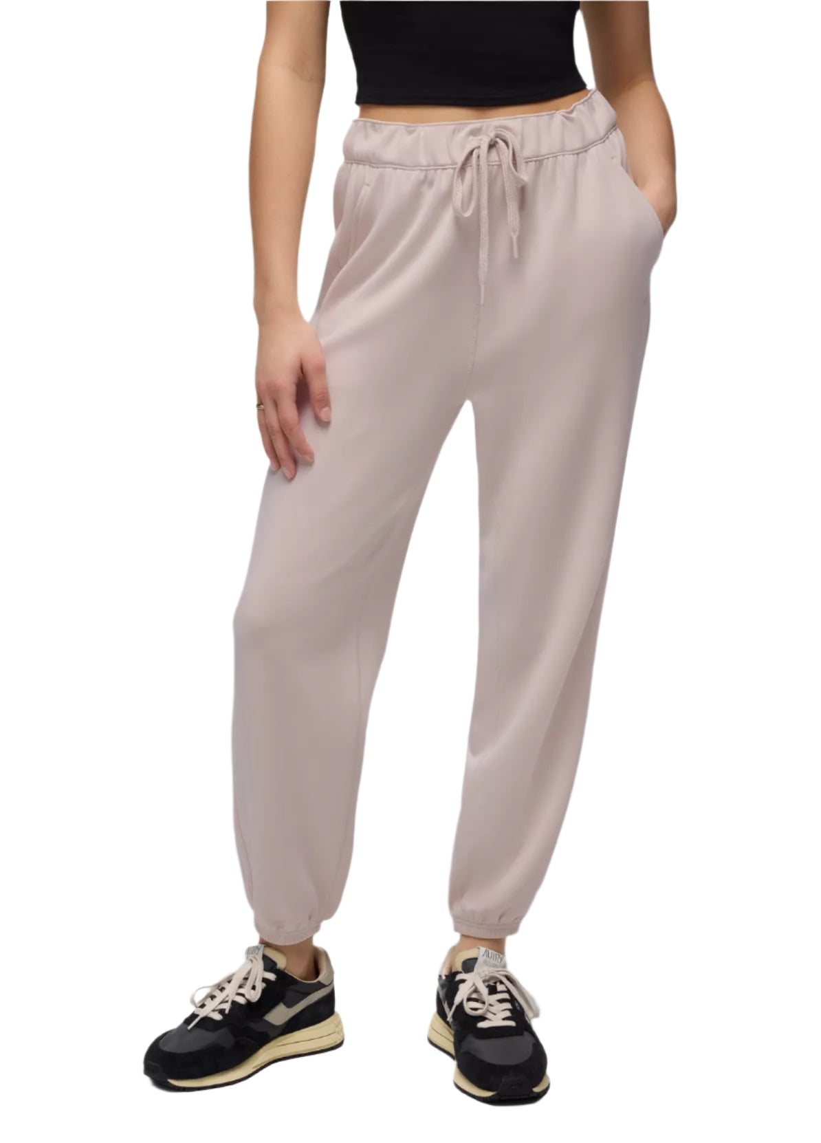 prAna Women’s Shea High Rise Jogger Almond