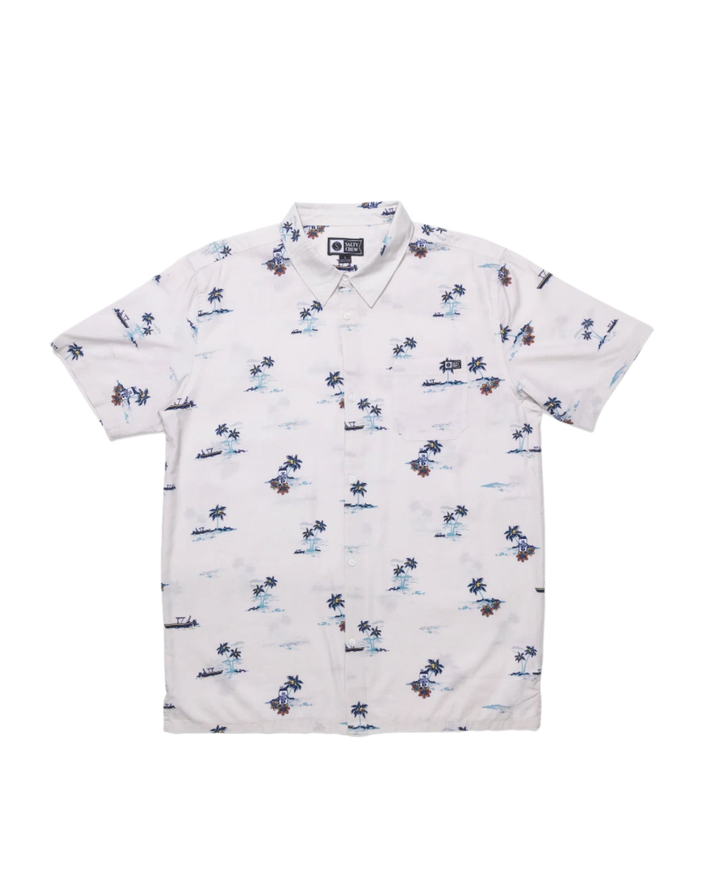 Salty Crew Men’s Salty Brew Ss Woven Bone