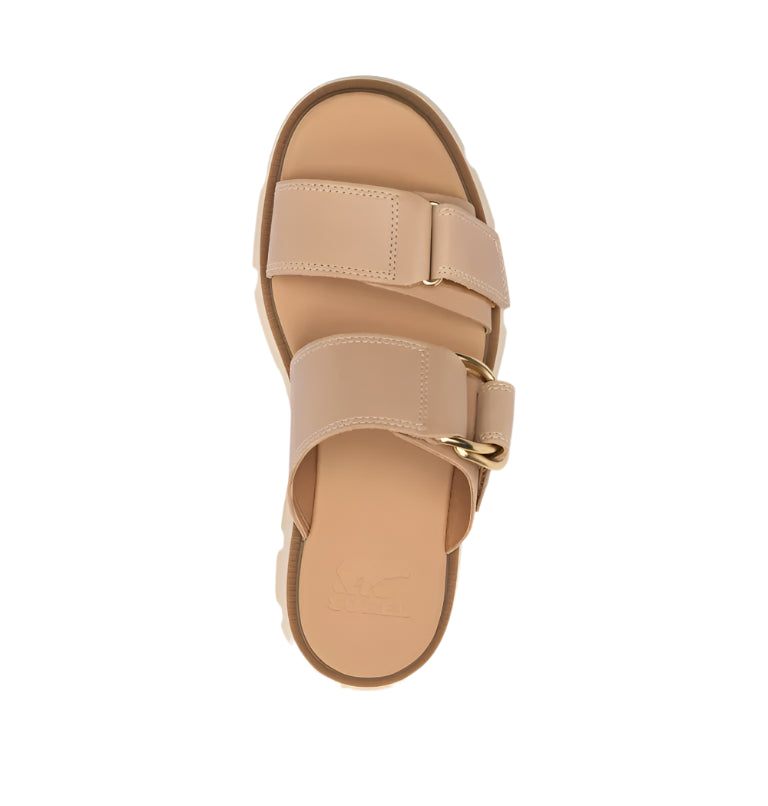 Sorel Women's Rein CB™ Slide Sandal Honest Beige, Bleached Ceramic