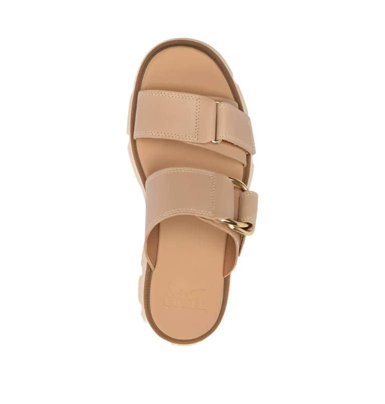 Sorel Women's Rein CB™ Slide Sandal Honest Beige, Bleached Ceramic - Brekken's