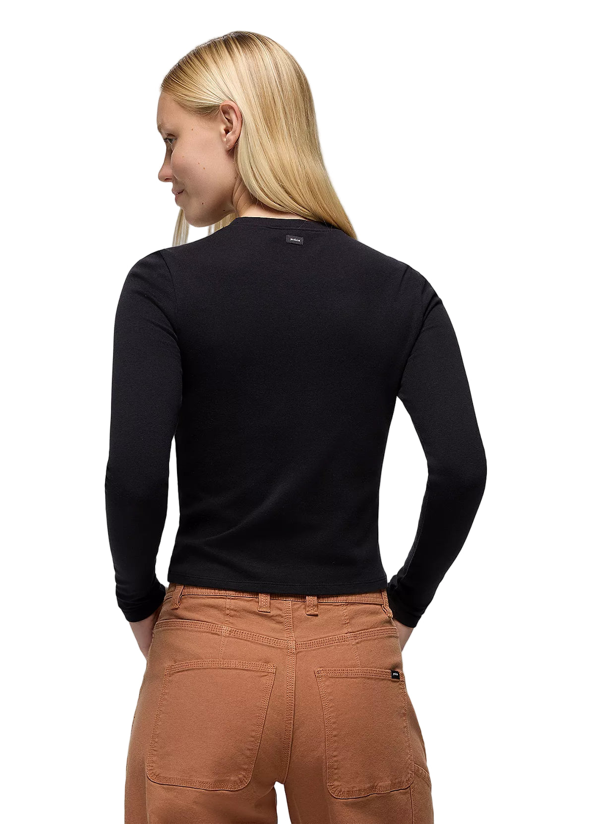 prAna Women’s Lotus Long Sleeve Tee Black