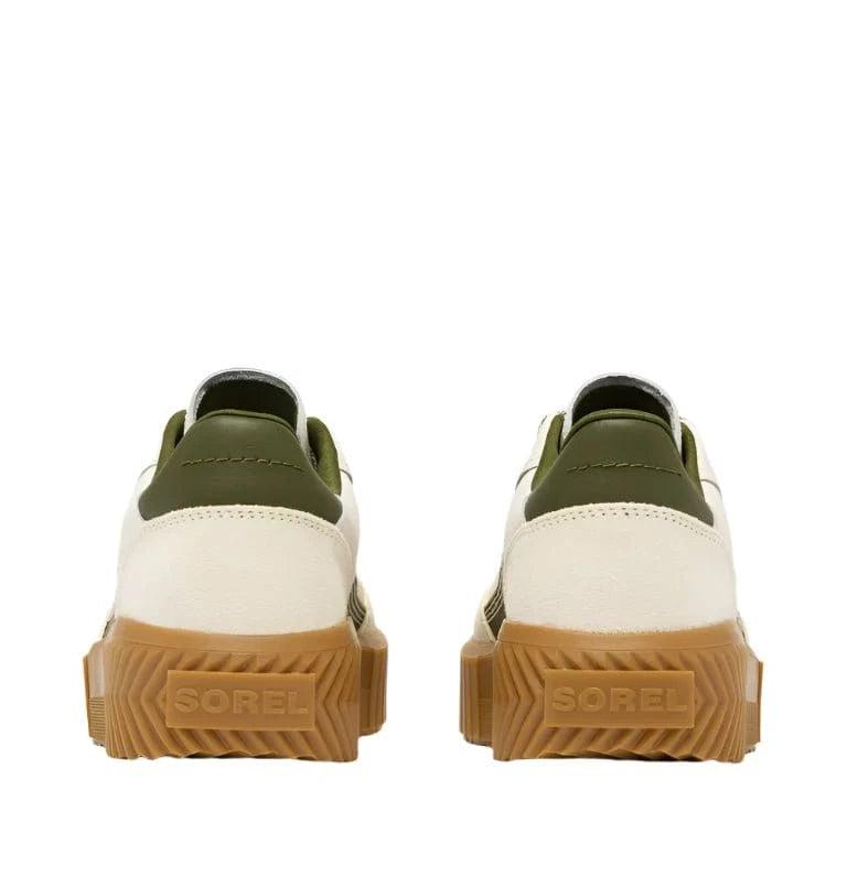 Sorel Women's ONA Ave T - Toe Sneaker Chalk Utility Green - Brekken's