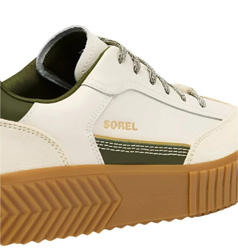 Sorel Women's ONA Ave T - Toe Sneaker Chalk Utility Green - Brekken's