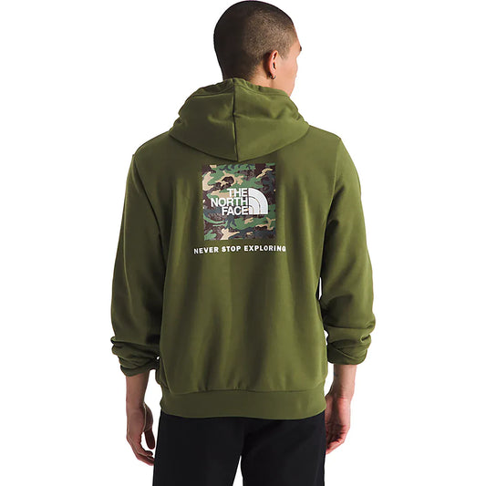 The North Face Men's Evolution Box Camo Fill Hoodie—Graphic Woodland Green
