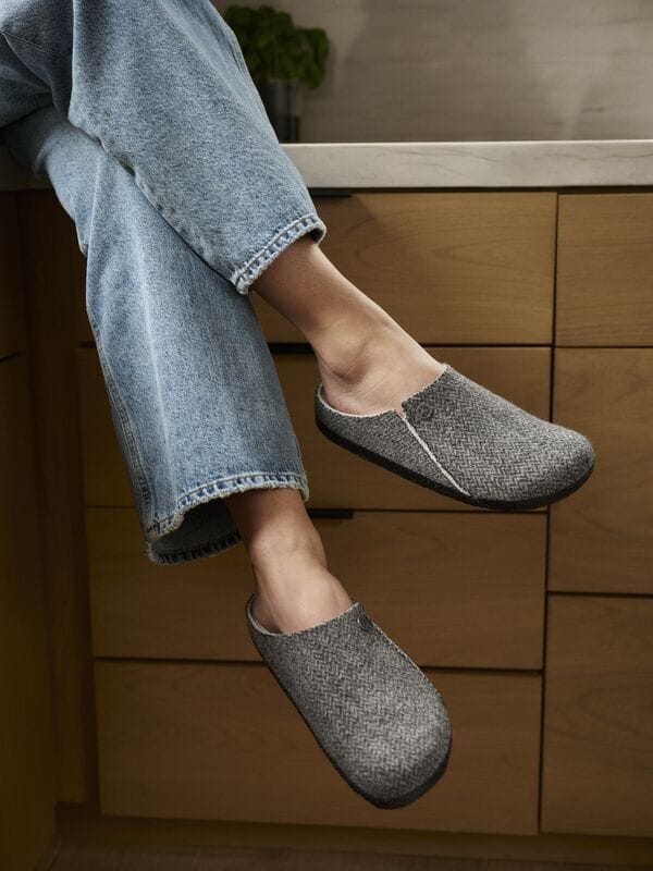 Birkenstock Women's Zermatt Shearling Wool Felt Herringbone