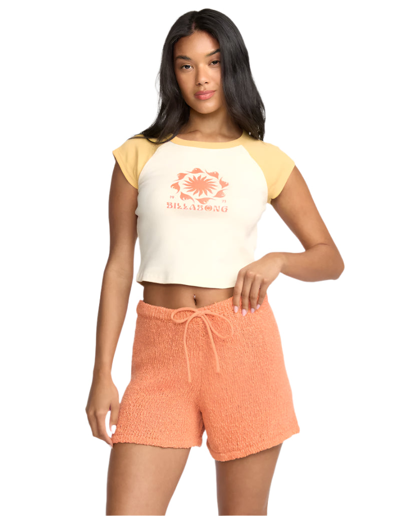 Billabong Women's Gia Sweater Short Sunset