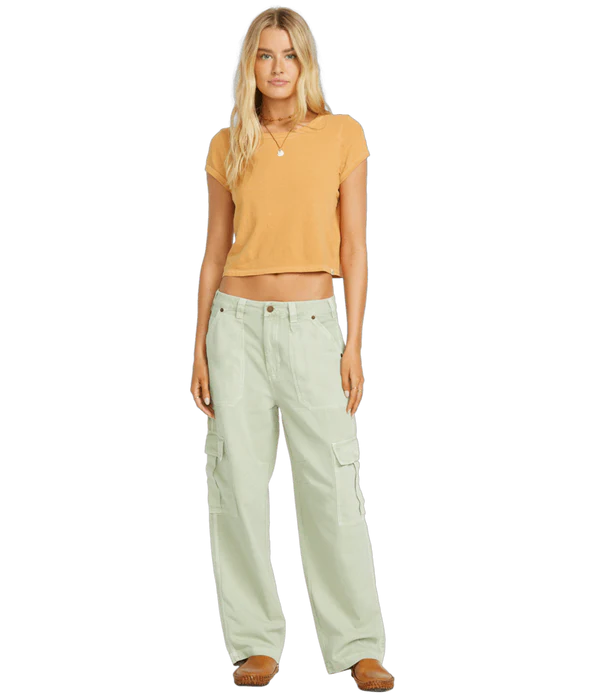 Billabong Women's Walk Along Pant Pistachio