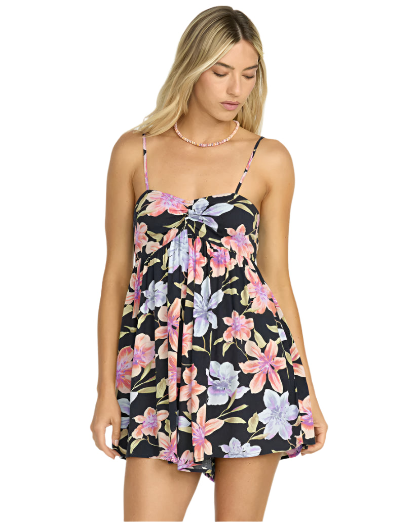 Billabong Women's Star Glow Romper Black Multi