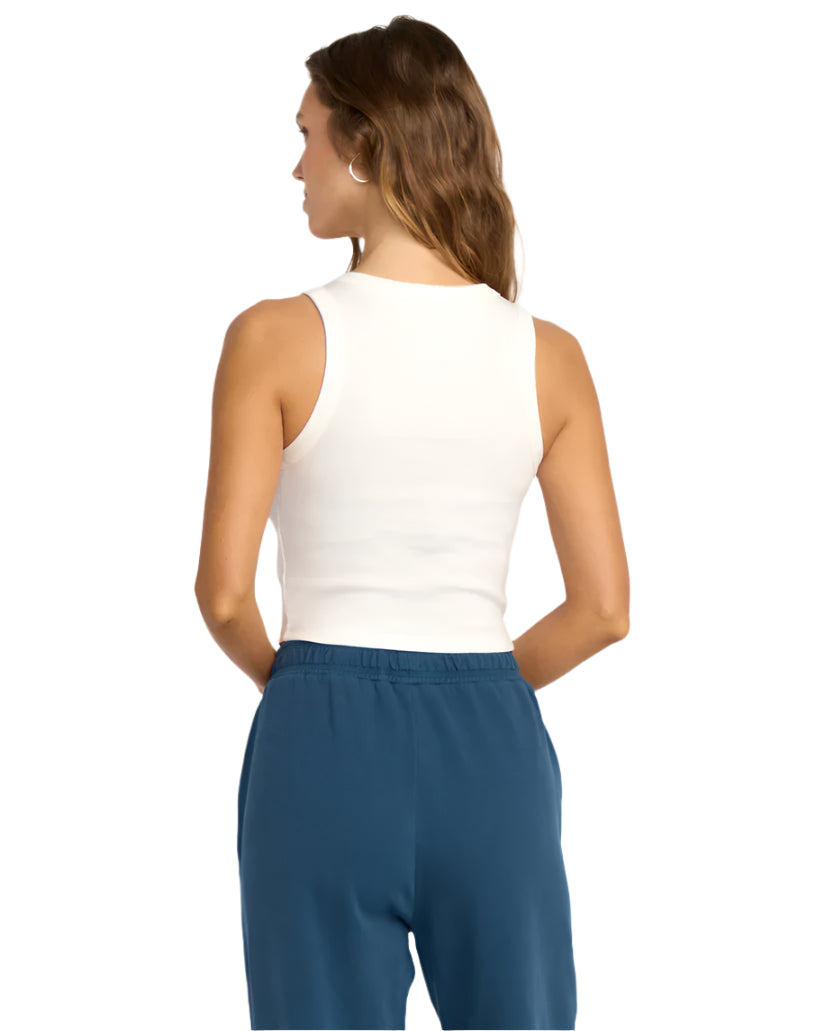 Billabong Women's Sure Feelings Tank Salt Crystal