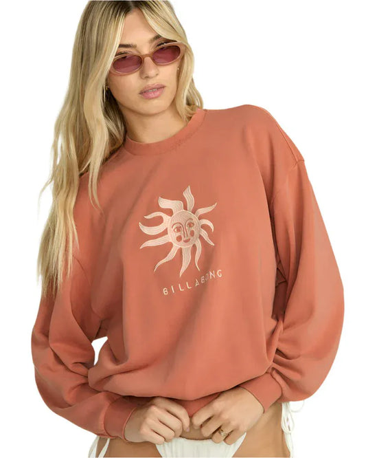 Billabong Women's Bright Sun Kendal Crew FLC Kiss The Earth - Brekken's
